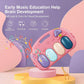 Dearlomum Baby Play Mat Baby Gym,Funny Play Piano Tummy Time Baby Activity Mat With 5 Infant Sensory Baby Toys & 4 Wrist Baby Ra