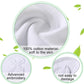 Hicarer 5 Pcs Baptism Gifts For Boys Girls Including White Embroidered Cross Bib Christening Shoes And Socks For Baby Infant Tod