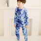Vaenait Baby Kids Boys Girls Sleepwear Pajamas 2Pcs Set Tiedye-Navy-242 S