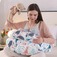 Battop Nursing Pillow For Breastfeeding,Baby Feeding Pillow,With Adjustable Waist Strap,Removable Slipcover,Breastfeeding Pillow
