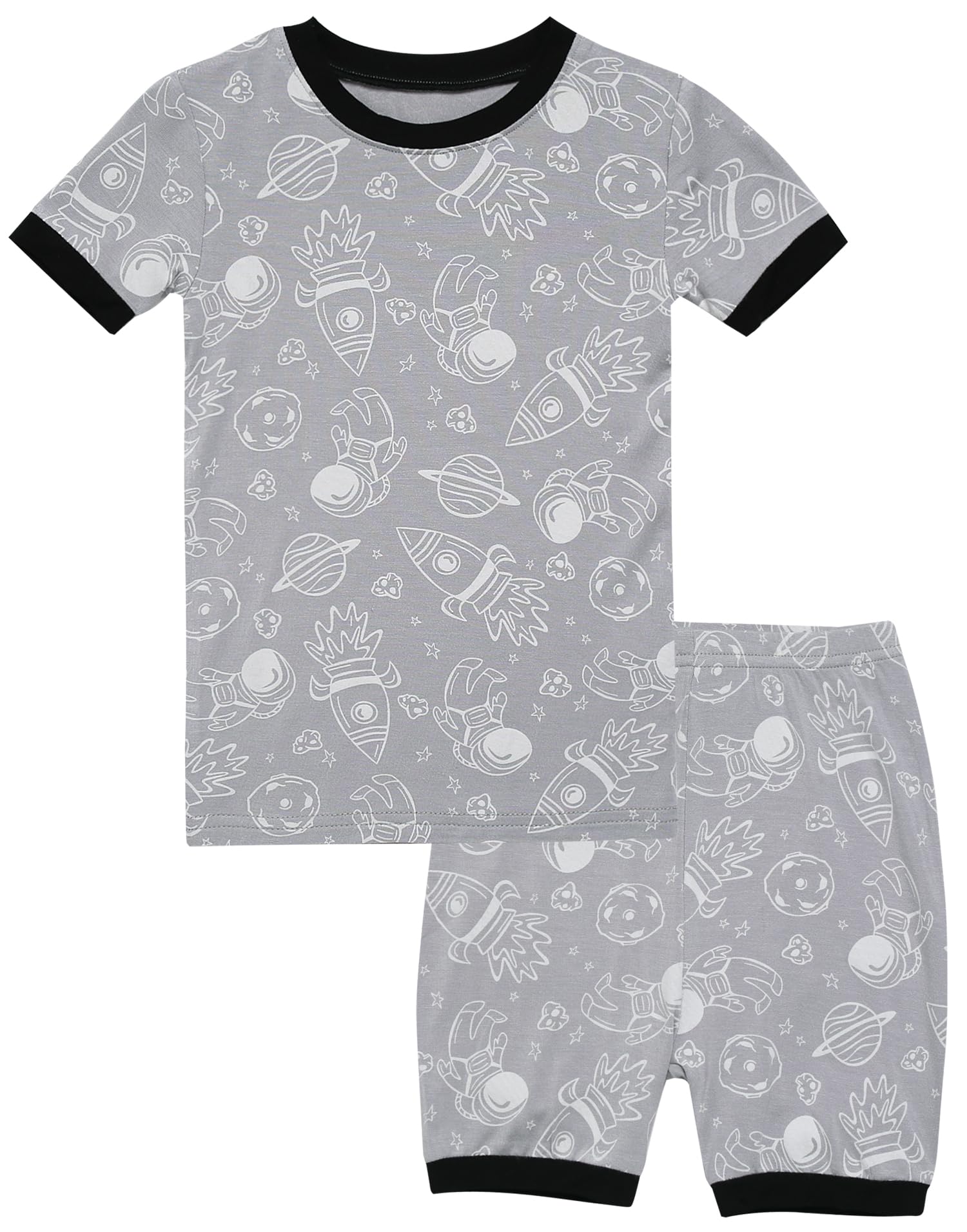 Vaenait Kids Toddler Junior Sleepwear Pajamas Pjs 2Pcs Set Short Universe Xs
