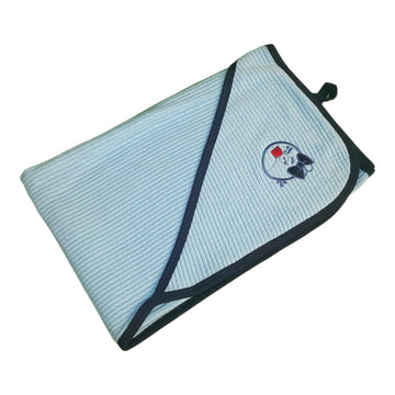 (Buy 1 Get 1 Free) Baby hooded wrapper for new born | Cotton Baby Swaddle cloth Colourful Day