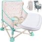 Tiny Marvels Portable 3-in-1 Baby Chair, Cozy Booster Seat, Baby Seat with Tray, Compact Foldable, Toddler Chair with Child Safe