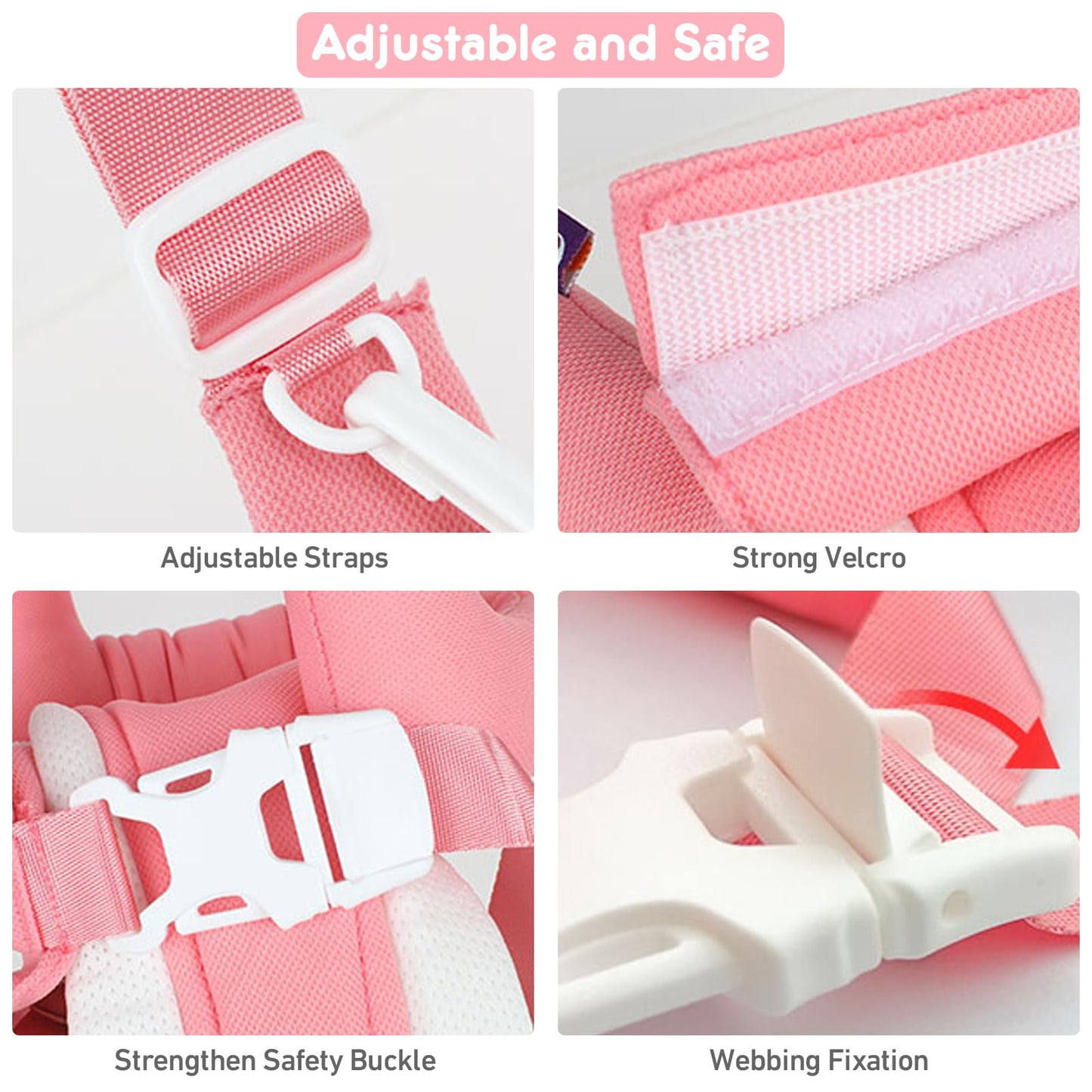 Ocanoiy Baby Walking Helper, Handheld Baby Walking Harness, Infant Toddler Walker Assistant Belt, Baby Standing Support Help Bab