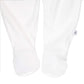 Honestbaby Unisex Baby 3-Pack Footed Roomy Fit Pull On Bottoms 100% Organic Cotton For Infant Boys, Girls, Pants, Bright White,
