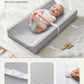Blissful Diary Vegan Leather Baby Changing Pad With Waterproof & Wipe-Clean Pu Cover, Standard Size Cozy Baby Changing Table Pad