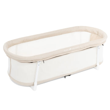 Baby Delight Snuggle Nest Bassinet, Portable Baby Bed, for Infants 0 - 5 Months, Organic Oat