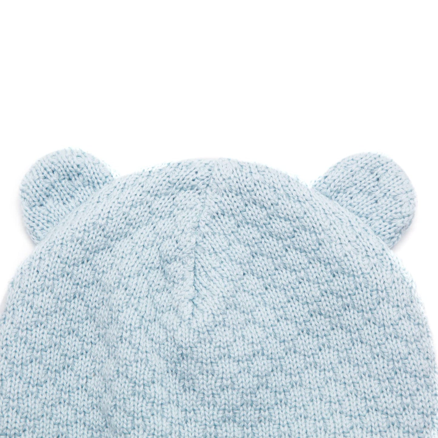 Duoyeree Kids Baby Hat Soft Warm Cable Knit Beanie Toddler Girl Fall Winter Hats(Aqua Blue,6-12 Months)