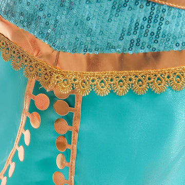 Dh Gorgeous Girls Princess Jasmine Fancy Costume Dress & Pants For Little Girls 5-6 Years
