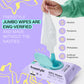 Freestyle Soft Jumbo Baby Wipes, Hypoallergenic And Unscented, Water-Based Wet Wipes For Babies, Finely Suited For Sensitive Ski