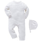 Booulfi Baby Boy'S Christening Baptism Outfits Suit With Hat
