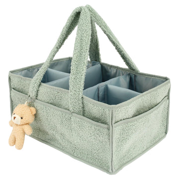 Diaper Caddy Organizer, Portable Newborn Shower Basket, Baby Organizers and Storage Diaper Organizer for Nursery Decor and Nurse