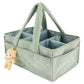 KTZCTPCA Baby Diaper Caddy, Storage Basket for Changing Table, Car Organizer, Multifunctional Nursery Organizer for Diapers & Wi