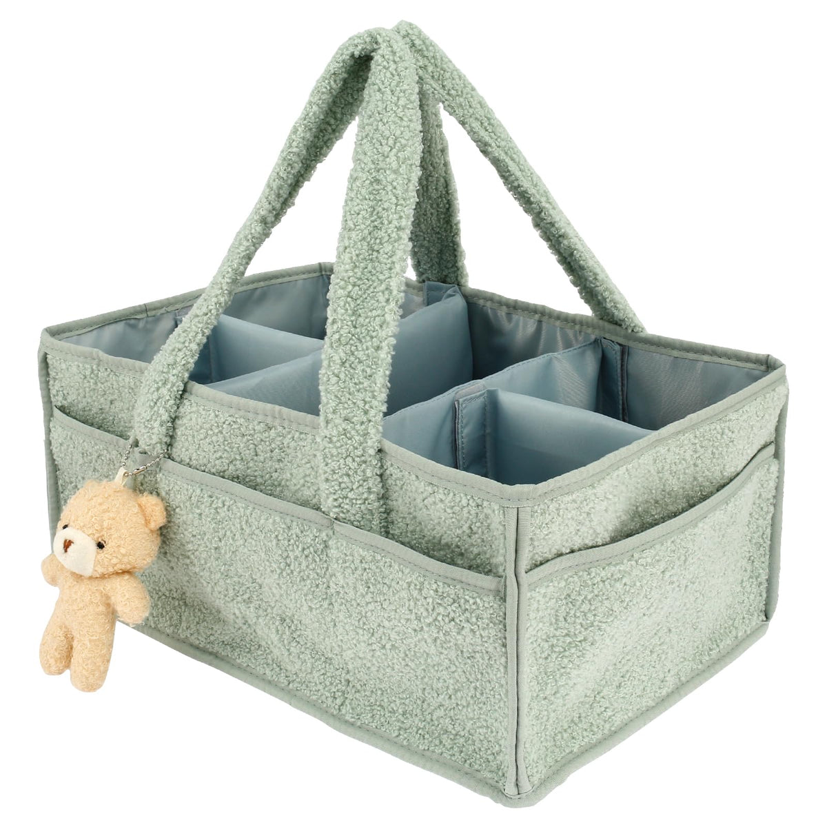 KTZCTPCA Baby Diaper Caddy, Storage Basket for Changing Table, Car Organizer, Multifunctional Nursery Organizer for Diapers & Wi