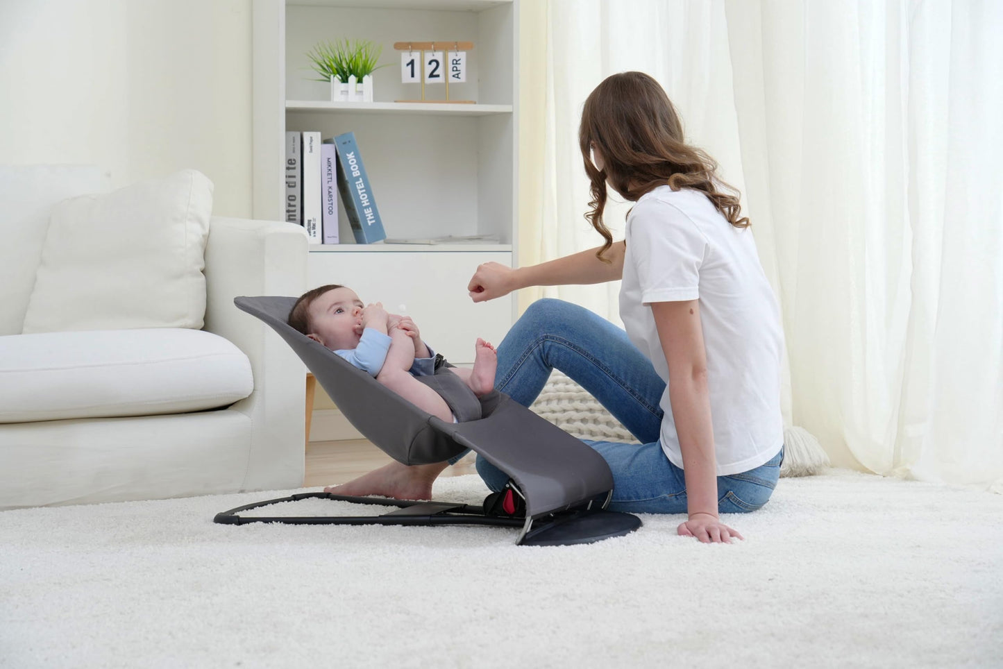 Fabric seat for Bouncer Belltop Compatible with Babyjrn Bouncer (Cover, seat): Balance, Soft & Bliss. Cover for Baby Bouncer. Ba