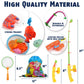 CozyBomB Magnetic Fishing Game for Kids | Bath Pool Toys Set for Water Table Learning Education Fishin for Bathtub Fun with Anim