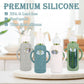 4 Pack Silicone Sleeves With Handle For Dr Brown'S Glass Baby Bottles, Drop Protection Baby Bottle Sleeves, Compatible With Dr.