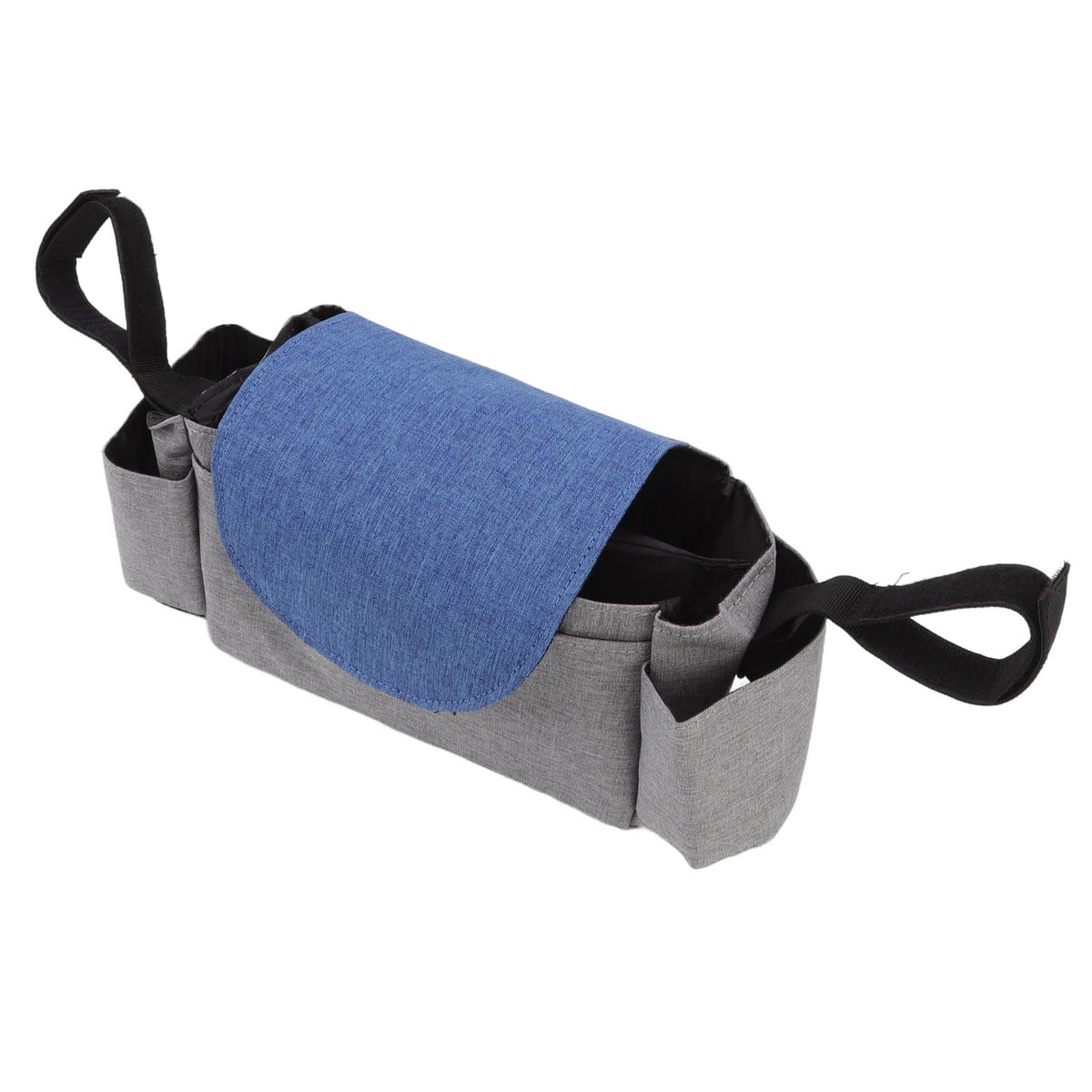 Stroller Organizer, Baby Stroller Organizer Easy Cleaning Washable for Going Out (Blue Grey)