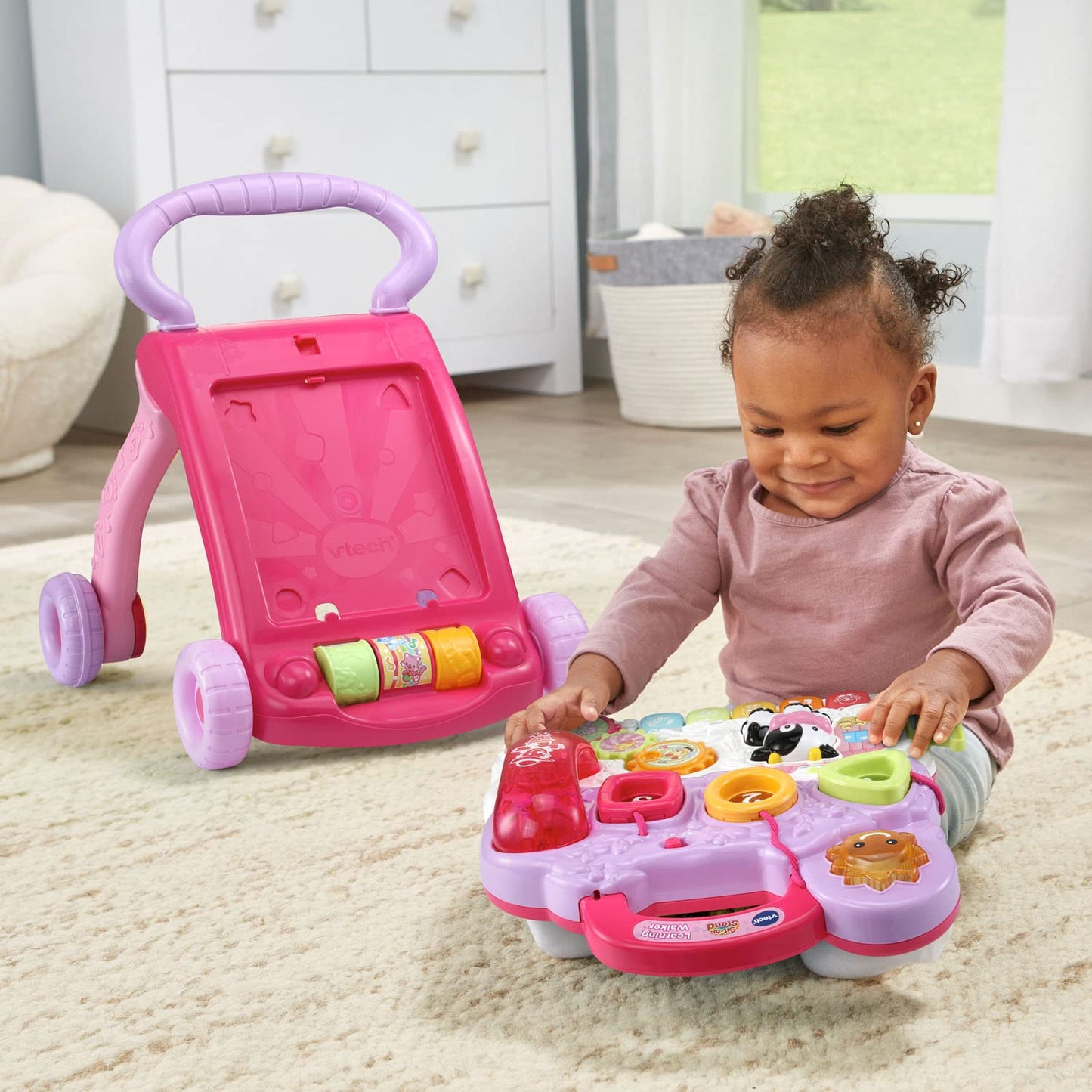 Vtech Sit-To-Stand Learning Walker (Frustration Free Packaging), Pink