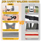 2025 New Safety Harness With Light Reflector For Active Child (3-6 Yrs), Secure Vest Walking Harness With Quick Grab Handle And