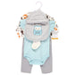 Hudson Baby Unisex Baby Cotton Layette Set, Moose, 0-3 Months
