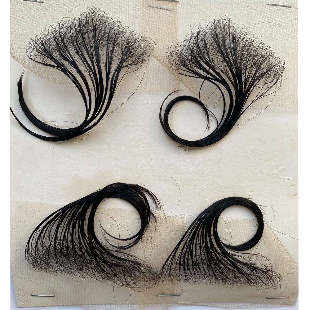 Young Beauty Hd Lace Baby Hair Stripes 4 Pcs Human Hair Baby Hair Edge Reusable More Natural For Women Swiss Lace Hairline Baby