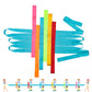 Winspeed Preschool Walking Rope For Daycare, Walking Rope For Student Safety Line Rope For Walking, Colorful Hands Walking Rope