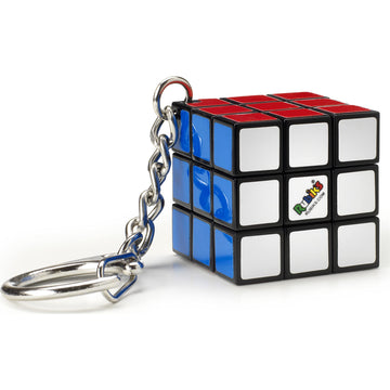 RUBIKS Cube 3 x 3 Key Ring - Colourful Puzzle Game Rubiks - Mini Puzzle 3x3 Orginial Colour Matching - Classic Cube Problem So