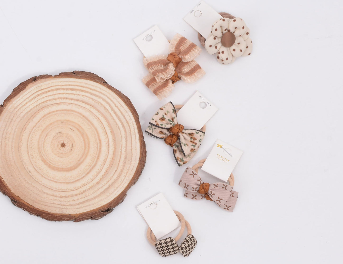 Bianhuan Boutique Hair Ties, 20 Pcs (10Pairs) Hair Accessories With Bows, 1.2 Inch Hair Ties For Baby Girls, Toddler Hair Bows,