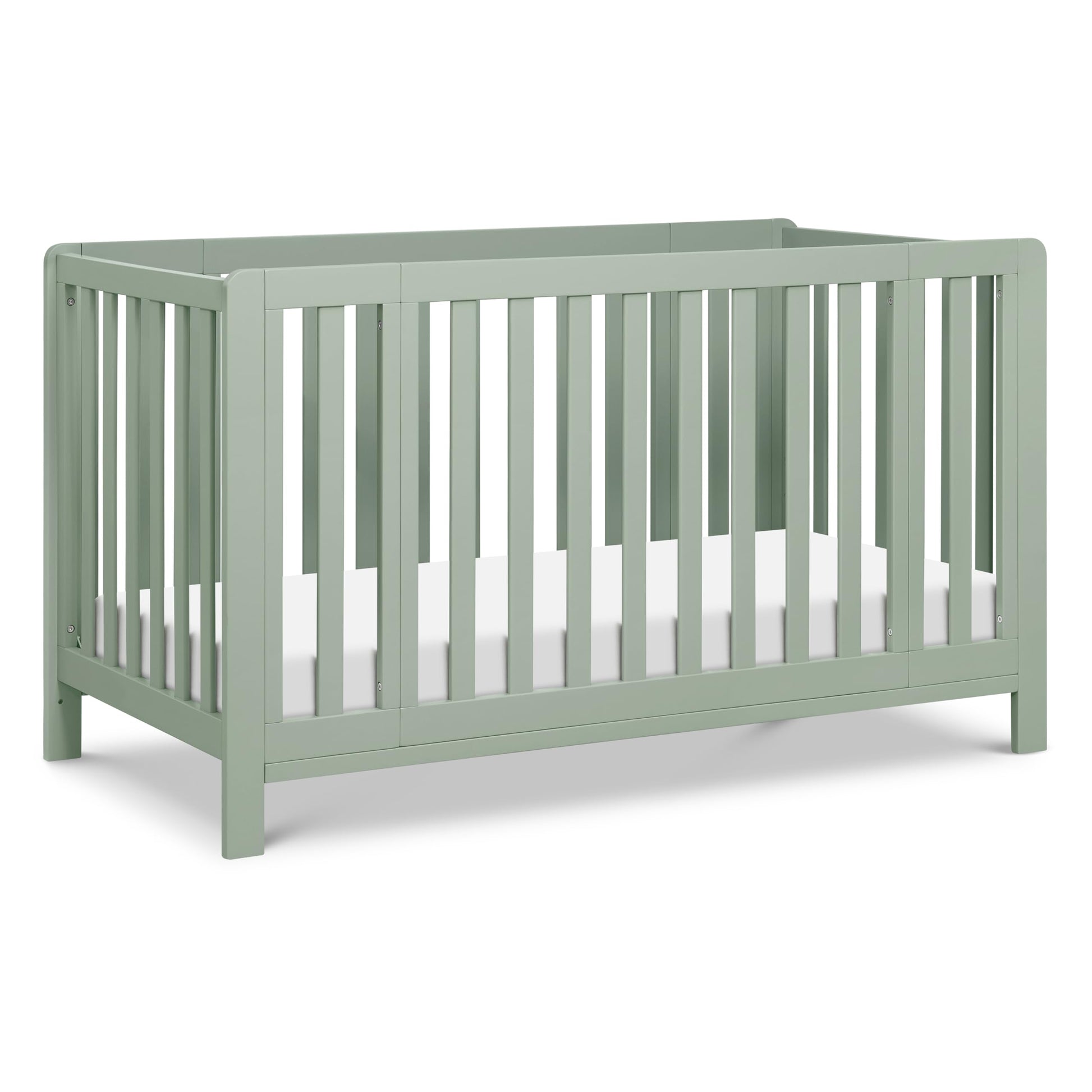 Carters by Davinci Colby Grow 6-in-1 Convertible Crib - Portable Bassinet, Full-Size Baby Crib w/Removable Wheels, Toddler Bed,