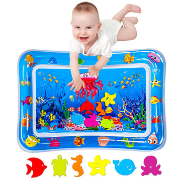 ZHUYNXIR Water mat Infant Toys, Water mat Baby, Inflatable Play Mat Water Mat Baby Toys, Fun Early Development Activity Play Cen