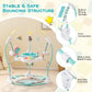 BABY JOY Baby Jumpers and Bouncers, Infant Activity Center with Music Lights Sounds, 360 Rotating Seat and 3 Adjustable Heights,