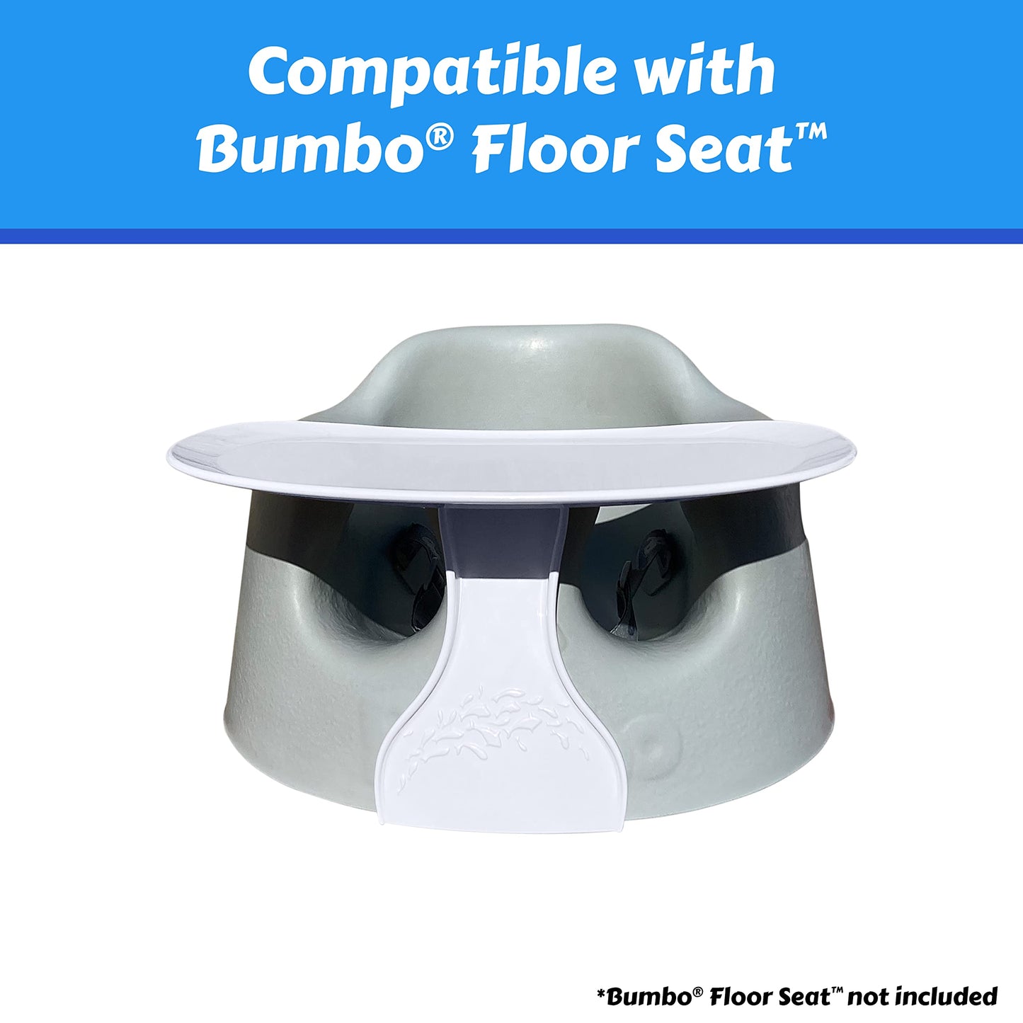 Tray Accessory Compatible With Bumbo Floor Seat For Baby | Tray Surface For Feeding And Play Compatible With Baby Bumbo Seat | E