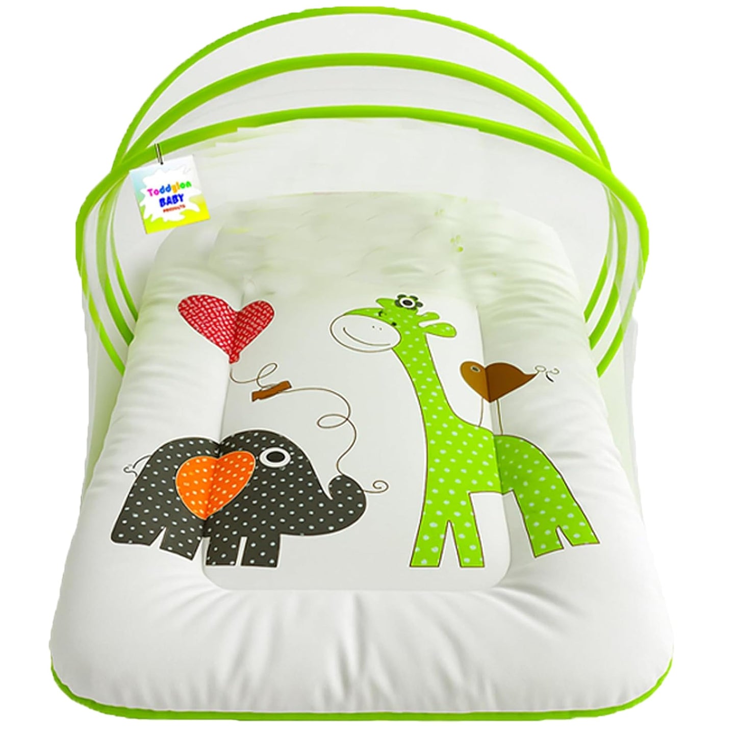 Toddylon Baby Bedding Set New Born Baby Bed | Mattress | Mosquito Net | Insect Protector | Infants Carry Bed | Gadda Set (06 Mo