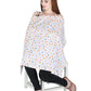 Switchon Feeding Apron Cover Maternity Cover 100% Cotton Maternity Breastfeeding Multipurpose For Mothers (White_Multi2)