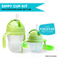 Botabee 3-In-1 Weighted Straw Sippy Cup Conversion Kit For Comotomo Baby Bottles | Compatible With Comotomo 5 Ounce & 8 Ounce Bo