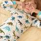 Babee Reshinee Bamboo Viscose Toddler Pajamas Boys Girls Kids Baby 2Pcs Long-Sleeve Pyjamas Set 2-3T Dinosaur Snug Fit Sleepwear