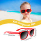 MIAHART 24 Pack Kids Sunglasses Party Glasses Bulk Goody Bag Fillers for Boys and Girls Birthday Party Summer Party Supplies, Re