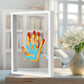 ALHROEUO Family Handprint Kit, DIY Baby Hand Print Kit - New Parent Gifts Ideas Hand and 4 Sheets Footprint Keepsake Kit with Ba