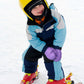 6 Pairs Waterproof Gloves Kids Winter Snow Mittens Windproof Ski Gloves For Weather Children Outdoor Activities (Solid Colors,1-