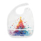 Baby Feeding Bibs for Babies Girls Boys Waterproof Toddlers Eating Christmas Tree Soft Adjustable Set of 2
