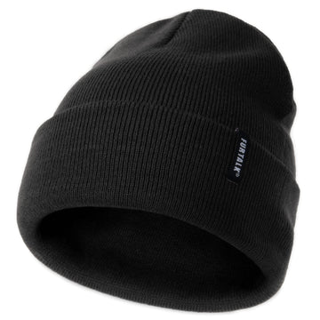 Furtalk Toddler Beanie Baby Boys Girls Beanies Kids Knit Winter Hats For 0-8 Years Black