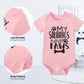 Funnycokid Baby Girls Boys Clothes Bodysuit My Siblings Have Paws Newborn Stuff Unisex Announcement Romper Pink 0-3 Months Infan
