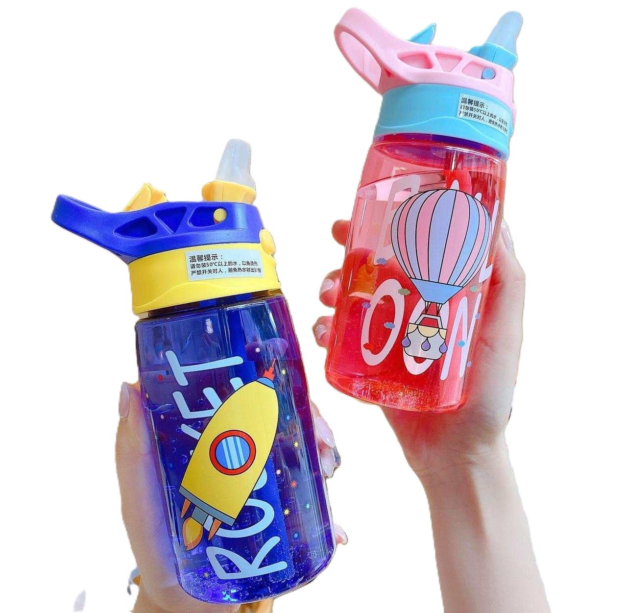 water bottle for kids.2 pack water bottle with straw & Handle for kids. Spill Proof. modern super kids water bottle. kids water 