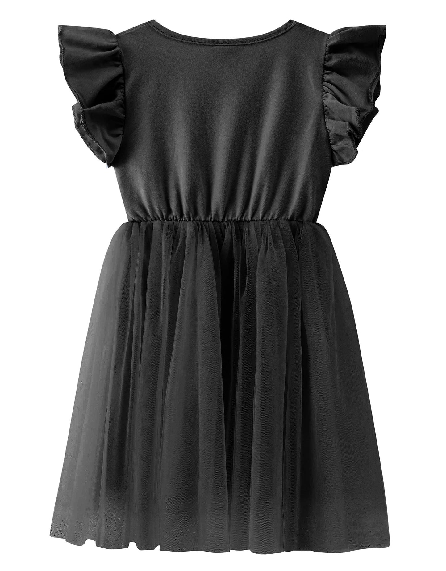 Twkioue Toddler Baby Girl Tutu Tulle Dress Sleeveless Fluffy Cute Party Sundress 817 Black 130