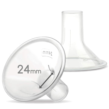 Maymom Myfit 24Mm Medium, Two-Piece Design Breastshields, Compatible With Medela Pump Parts; Compatible With Medela Personalfit
