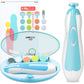 Baby Nail Trimmer Electric, Fansidi Baby Nail Clippers Safe Baby Nail File Kit With Extra 12 Replacement Pads, Trim Polish Groom