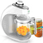 NutriChef Baby Food Maker | 2-in-1 Steam Cooker & Puree Blender | Adjustable Steam Timer | Blend Organic Food for Babies, Infant