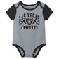 Outerstuff Nfl Newborn Baby And Infant Short Sleeve Bodysuit Variety 3-Pack - Las Vegas Raiders, 18M