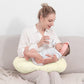 Queness Nursing Pillow Cover Breastfeeding Pillow Cases Plush Dot Slipcover Pillow Shams (Creamyellow)
